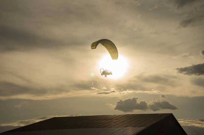 Landeanflug auf die 02 in Rheinstetten Thumb